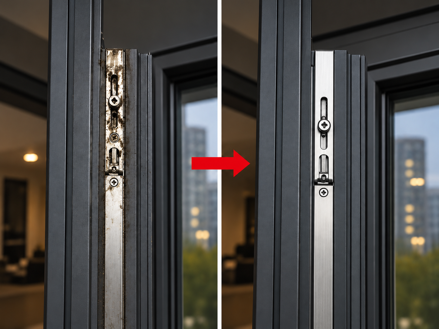 Ремонт окна Schüco мастером